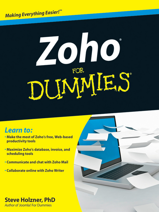 Title details for Zoho For Dummies by Steve Holzner - Available